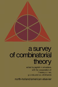 صورة الغلاف: A Survey of Combinatorial Theory 9780720422627