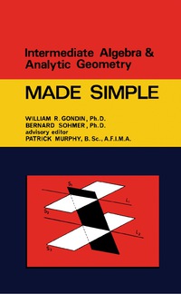 Cover image: Intermediate Algebra & Analytic Geometry 9781483256702