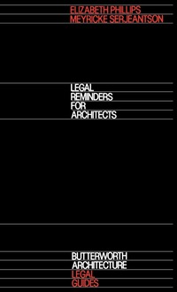Cover image: Legal Reminders for Architects 9780408500012