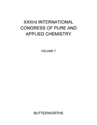 表紙画像: XXIIIrd International Congress of Pure and Applied Chemistry 9780408703215