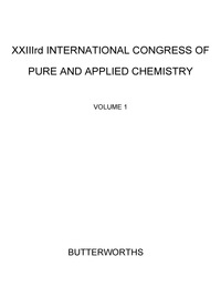 صورة الغلاف: XXIIIrd International Congress of Pure and Applied Chemistry 9780408703154