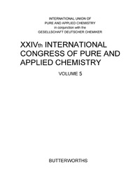 Imagen de portada: XXIVth International Congress of Pure and Applied Chemistry 9780408705806