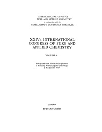Immagine di copertina: XXIVth International Congress of Pure and Applied Chemistry 9780408705813