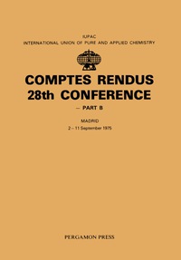 表紙画像: Comptes Rendus 28th Conference 9780080213576