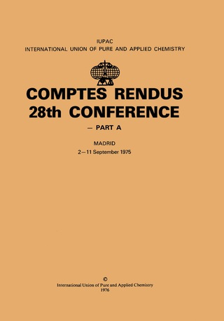 Cover image: Comptes Rendus 28th Conference 9780080211558