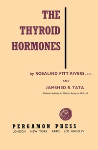 صورة الغلاف: The Thyroid Hormones 9780080092034