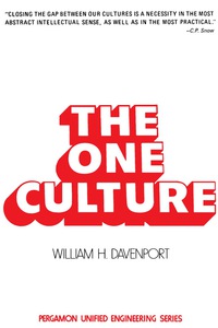 Imagen de portada: The One Culture 9780080163222