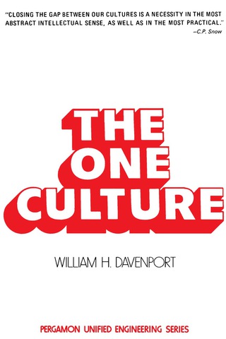 Omslagafbeelding: The One Culture 9780080163222