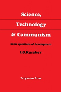 Titelbild: Science, Technology and Communism 9780080115658