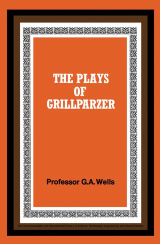 Immagine di copertina: The Plays of Grillparzer 9780080129501