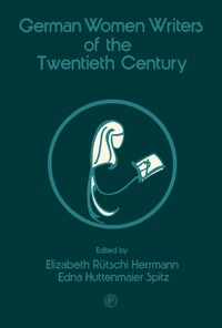 表紙画像: German Women Writers of the Twentieth Century 9780080218281