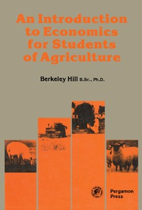 Cover image: An Introduction to Economics for Students of Agriculture 9780080205106