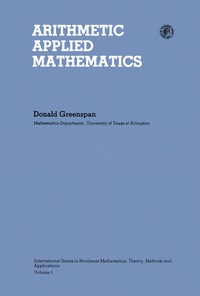 Cover image: Arithmetic Applied Mathematics 9780080250472