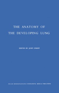 Titelbild: The Anatomy of the Developing Lung 9780433093008