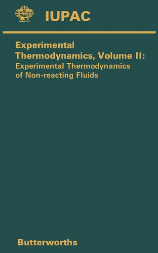 Cover image: Experimental Thermodynamics 9780408705660