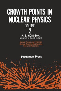 表紙画像: Growth Points in Nuclear Physics 9780080230825