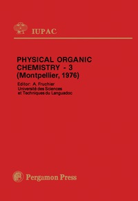 Omslagafbeelding: Physical Organic Chemistry — 3 9780080211978