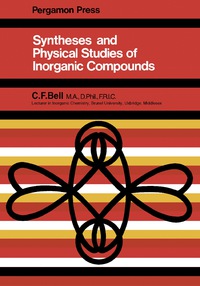 Cover image: Syntheses and Physical Studies of Inorganic Compounds 9780080166513