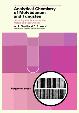 Imagen de portada: Analytical Chemistry of Molybdenum and Tungsten 9780080166735