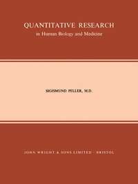 Cover image: Quantitative Research in Human Biology and Medicine 9781483232560