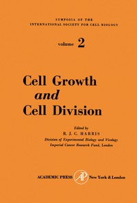 Cover image: Cell Growth and Cell Division 9781483230740