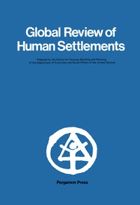 表紙画像: Global Review of Human Settlements 9781483283180