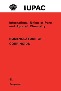 Imagen de portada: Nomenclature of Corrinoids 9780080215778