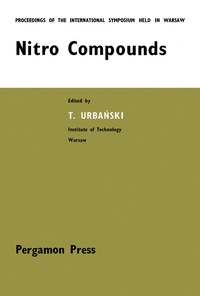 Imagen de portada: Nitro Compounds 9780080109091