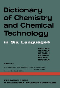 Imagen de portada: Dictionary of Chemistry and Chemical Technology 9780080116006