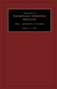 Omslagafbeelding: Advances in Theoretically Interesting Molecules 9780892329533