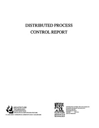 Titelbild: Distributed Process Control Report 9781856170451