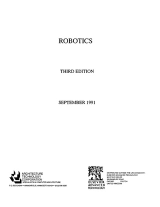 Imagen de portada: Robotics 9781856171328