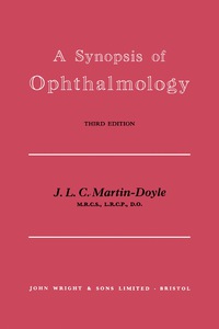 表紙画像: A Synopsis of Ophthalmology 3rd edition 9781483283050