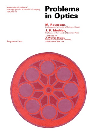 Cover image: Problems in Optics 9780080169804