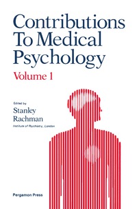Cover image: Contributions to Medical Psychology 9780080205113