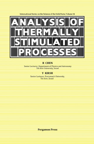 Imagen de portada: The Analysis of Thermally Stimulated Processes 9780080229300