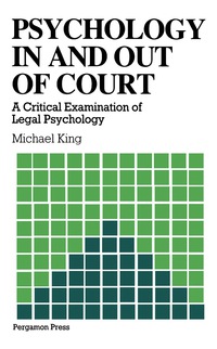 Cover image: Psychology in and out of Court 9780080267982