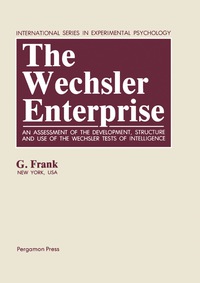 صورة الغلاف: The Wechsler Enterprise 9780080279732