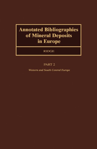 Cover image: Annotated Bibliographies of Mineral Deposits in Europe 9780080302430