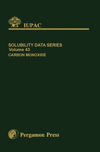 Titelbild: Solubility Data Series 9780080307336