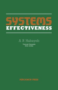 Imagen de portada: Systems Effectiveness 9780080348148