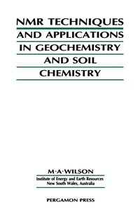 Cover image: NMR Techniques & Applications in Geochemistry & Soil Chemistry 9780080348520