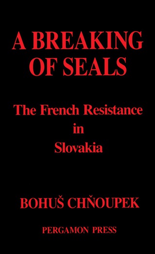 Cover image: A Breaking of Seals 9780080348698