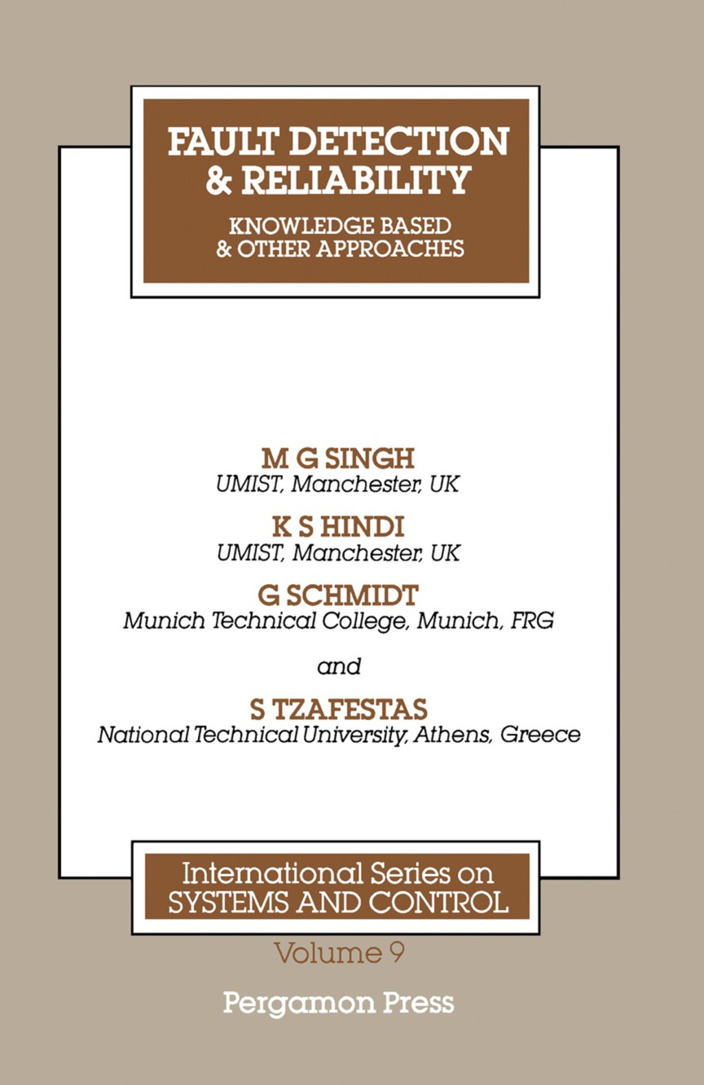 Fault Detection & Reliability Knowledge Based & Other Approaches
