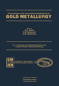 Immagine di copertina: Proceedings of the Metallurgical Society of the Canadian Institute of Mining and Metallurgy 9780080358826