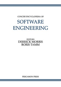 Cover image: Concise Encyclopedia of Software Engineering 9780080362144