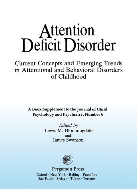 Current Concepts and Emerging Trends in Attentional and Behavioral Disorders of Childhood: Current Concepts and Emerging Trends in Attentional and Behavioral Disorders of Childhood - FULL INSTANT DOWNLOAD | PDF DOCX EPUB