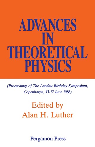 Immagine di copertina: Advances in Theoretical Physics 9780080369402