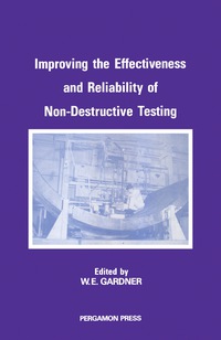 Cover image: Improving the Effectiveness and Reliability of Non-Destructive Testing 9780080369815