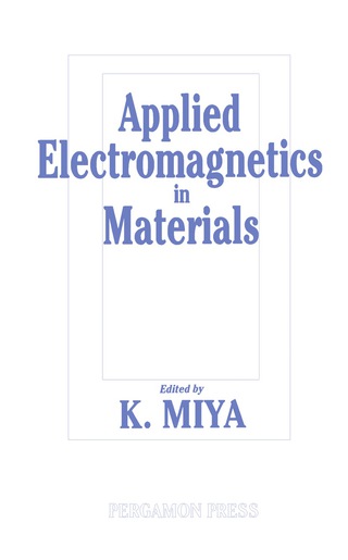 Cover image: Applied Electromagnetics in Materials 9780080371917